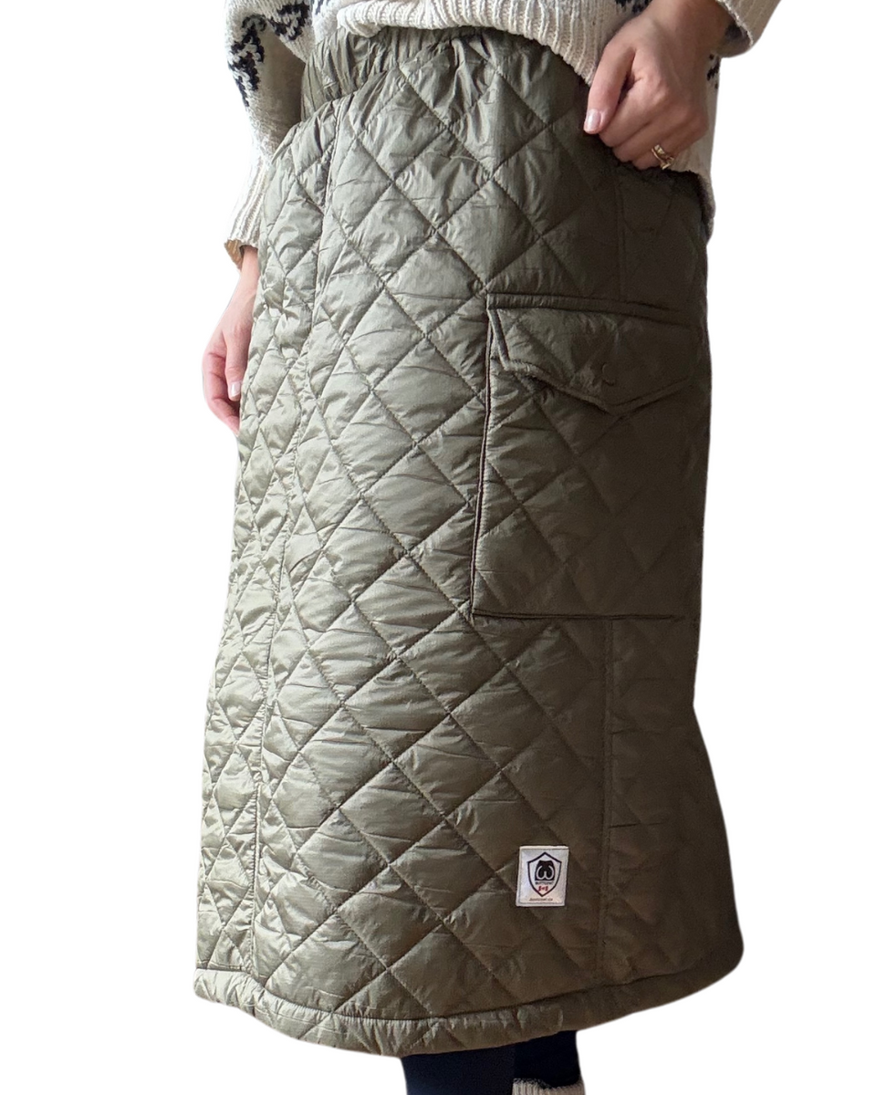 【BAON】Warmogu Cargo Shirring Long Skirt Long Cargo Skirt | Ardene