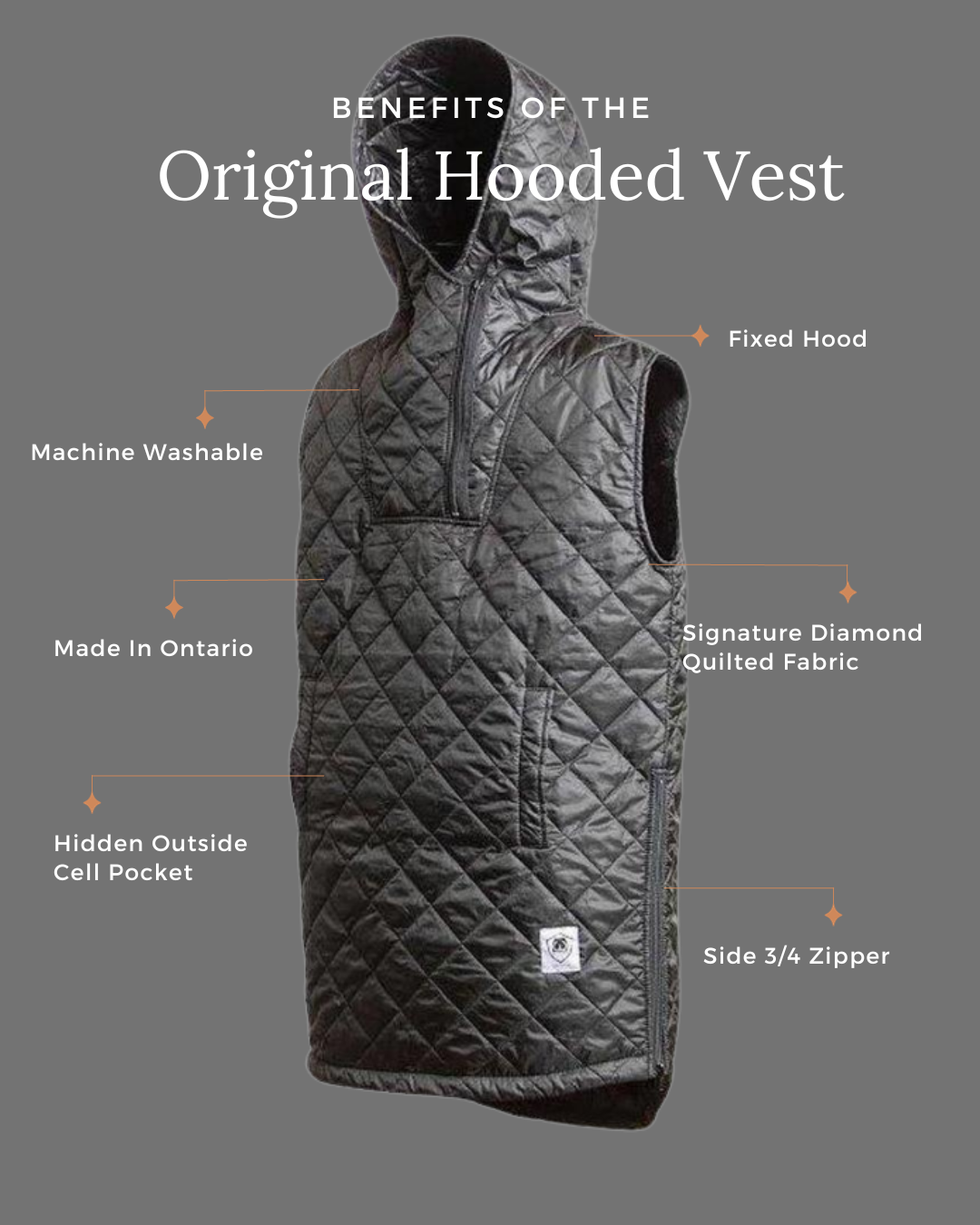 Original Hooded Vest-Buttcoats