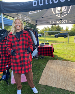 Buffalo Plaid Shirt Jacket-Buttcoats