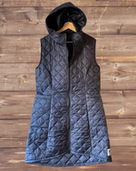 Load image into Gallery viewer, Long Full Zip Hooded Vest-Buttcoats
