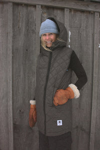 New Original Full Zip Hooded Vest – Buttcoat