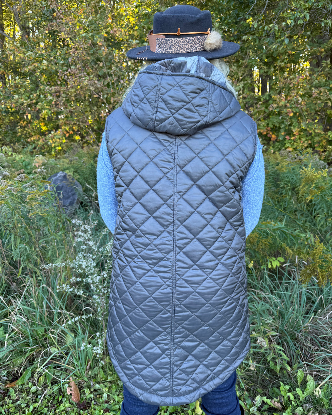 New Original Full Zip Hooded Vest-Buttcoats