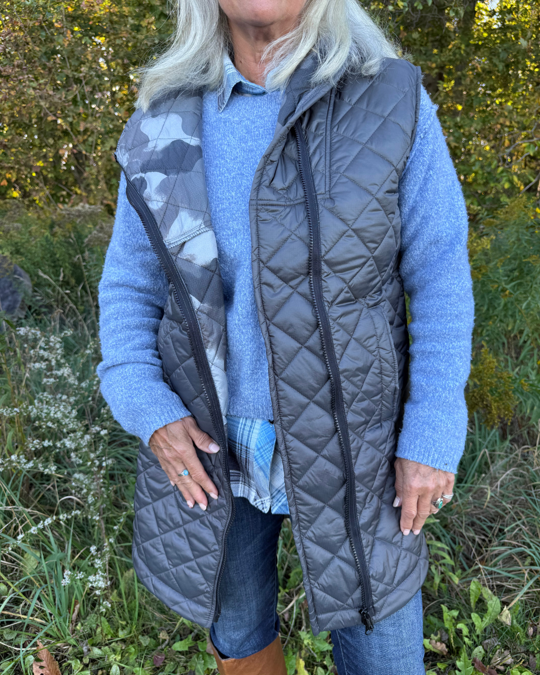 New Original Full Zip Hooded Vest – Buttcoat