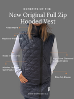 Load image into Gallery viewer, New Original Full Zip Hooded Vest-Buttcoats
