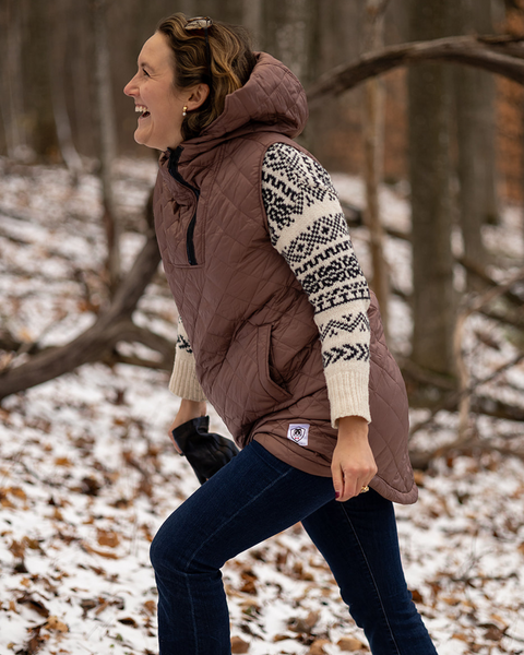 Original Hooded Vest Buttcoat